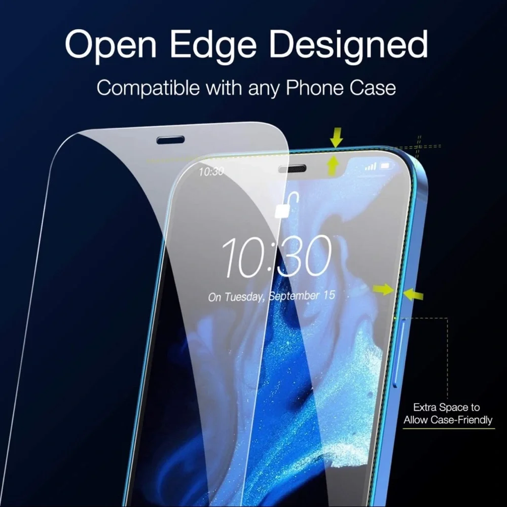 iPhone 12 Pro max (6.7 inch) Screen Protector, 2 Pack